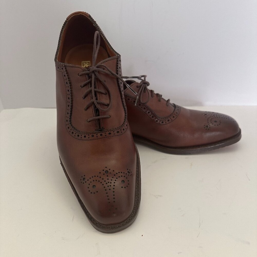 Allen Edmonds Cornwallis Leather Oxford shoes Men's 9.5D Brown 1068